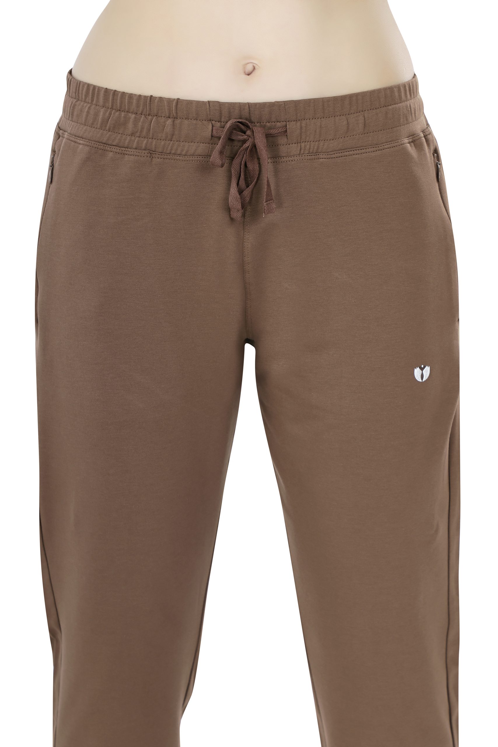 Alies women mocha brown lounge track pant